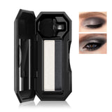 Boobeen 2 Color Eye Shadow, Portable Dual-Color Glitter Eyeshadow Palette Highly Pigmented Powder Eyeshadow Waterproof and Smoot