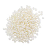 JewelrySupply Czech Seed Bead 8/0 (3mm) Beads Luster White Beads