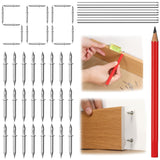 Baseboard Invisible Double Headed Nails: Double Head Nails For Skirting Wood Trim Drywall - 500 Pcs Baseboard Double Sided Nails