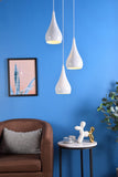 Elegant Lighting Ldpd2000 Nora 3 Light 14-1/2 Wide Multi Light Pendant With Alu, Black