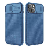Nillkin CamShield Pro for iPhone Series Case, Slide Camera Cover, Thin Slim Fit, Shockproof Protective (Blue, iPhone 14 Plus)