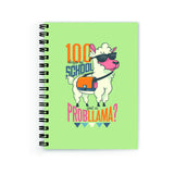 Plan To Gift Notebook Unruled Llama Swag Notebook Wire Bound Spiral Printed Pages:160 (Size A5)