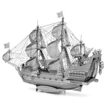 Fascinations Metal Earth Premium Series Queen Annes Revenge 3D Metal Model