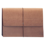 Smead Expanding Wallet, 51/4 Expansion, Flap And Cord Closure, Extra Wide Legal Size, Redrope, 10 Per Box (71189)