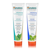 Himalaya Botanique Complete Care Whitening Toothpaste Variety Pack, Simply Mint and Simply Peppermint Flavors, Fluoride Free, fo