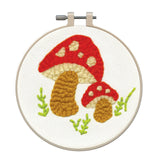 Design Works Crafts Inc. Mushroom Punch Needle Kit, Multi