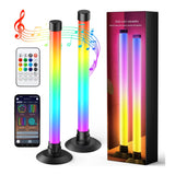 Ledagic Led Light Bar with Music Sync, Color Changing TV Backlight App & Remote Control, IC+RGB & W Smart RGB Light Bar, USB Pow