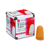 Swingline Rubber Finger Tips, Size 11 1/2, Medium, 12/Box (54035), Pack(Dozen) of 12