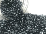 The Design Cart 4 mm Black Bowl Plastic Sequins Sitara for Embroidery, Embellishing Handbags, Apparels, Art Craft DIY Kit Pack o
