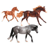 Breyer Horses Freedom Series |Playful Pony Horse Family | Horse Figurine | 9 L x 7 H | Model #B-FS-10229