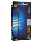 uniball 60143 Onyx Roller Ball Stick DyeBased Pen Black Ink Fine Dozen