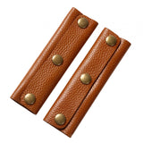 Ecomistiq 2Pcs Luggage Handle Wraps Handbag Handle Covers For Tote Bag Suitcase Wallet Brown