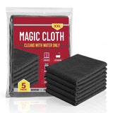 rexibuz 5Pcs Genie Magic Cleaning Cloth, Lint Free Scratch Free Reusable Cleaning Rags, Microfiber Cleaning Cloths for Kitchen,
