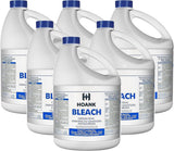 (6 Gallons) - Liquid Chlorine Bleach, for Laundry, Household and Commercial Cleaning, Multipurpose Cleaner, 1 Gallon Jugs. Ready