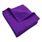 Jtnohx Soft Felt Fabric, Flexible Craft Felt, 1.4mm Thick 6x6 Felt Sheets 20Pcs for DIY and Sewing Projects (Purple)