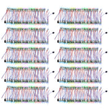 ALITOVE 500pcs WS2811 12mm Diffused Dream Color RGB LED Pixels Light Individually Addressable Pixels Outdoor IP68 Waterproof DC
