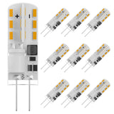 TAIYALOO G4 LED Bulb JC Type Bi-Pin Base Light Bulbs 1.5W 12V AC/DC 10W T3 Halogen Bulb Replacement for Under Cabinet Puck Light