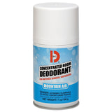 Big D 463 Concentrated Room Deodorant for Metered Aerosol Dispensers, Mountain Air Fragrance, 7 oz (Pack of 12) Air freshener