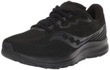 Saucony Womens Ride 14 Running Shoe Triple Black 9-New