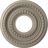 Ekena Millwork CMP10COCSV Cole Thermoformed PVC Ceiling Medallion (Fits Canopies up to 4 1/4), 10OD x 3 1/2ID x 3/4P, Metallic S