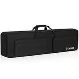 ITHWIU Padded 8mm Shockproof 88 Keys Keyboard Case Electric Piano Padded Keyboard Gig Bag (Interior: 54x13.2x6.7) with Adjustabl
