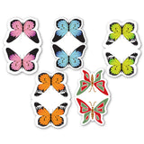 woopme Set of 5 Magnetic Decorative Butterfly Bookmark for Book Lovers Readers Students Gift Magnetic Page Clips Folding