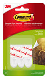 Command 17024ES Poster Hanging, 12 Strips, White Mounting Tape, per Pack