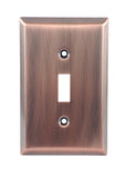 Ge 57331 Single Switch Wall Plate, Antique Copper
