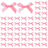 Mini Ribbon Pink Bows for Crafts Gift Wrapping, Small Tiny Gift Premade Bow Decorations for Girls Women Hair Party Bags Cake, Ri