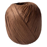 Crochet Now | Raffia Yarn Eco Friendly Paper Yarn 50 Grams /70 mtrs for Handknitting/Crochet/Gift Packing and DIY Handmade (Brow