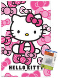 Trends International Hello Kitty - Bows Wall Poster with Push Pins, 14.725 x 22.375