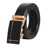 Zacharias MenS Faux Leather Belt With Autolock Buckle Gr48 (Black, Free Size) (Pack Of 1)