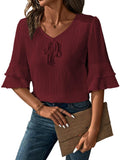 Toplot Fashion Women Tops || Shirt For Woman || Trendy Top For Women || Western Tops For Woman Stylish || Single (Pop-Tshirt-5231-Maroon-Xs),Maroon,,B0DX1YTZL3