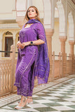 Gosriki Women'S Cotton Blend Straight Printed Kurta With Pant & Dupatta (Rajjo Violet-Gs_S_Violet_Small),Violet,,B0CMLDMWBR