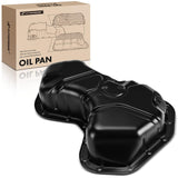 A-Premium Lower Engine Oil Pan Sump with Drain Plug Compatible with Toyota Camry 2007-2017, RAV4 2006-2012, Highlander 2008-2016