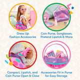 Battat- Play Circle- Makeup & Beauty Set - Dress Up Fashion Accessories - Pretend Play- Toys For Kids- Princess Purse Set- 3 Yea