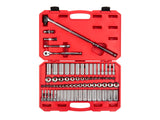 TEKTON 3/8 Inch Drive 12Point Socket and Ratchet Set, 73Piece (1/41 in., 624 mm) | SKT15312