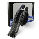 Marcobrothers Iron-on Instant Hem Tape 5.5 Yard, Permanent No Sew Hemming Tape, Washable Hem Adhesive Tape, Hem Fabric Tape (Bla