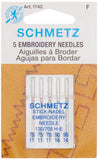 EuroNotions Embroidery Machine Needles, Size 375/290, 5Pack