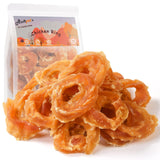 ASMPET Chicken Jerky Dog Treats, Chicken Rings Small Training Chewy Snacks, High Protein All Natural Limited Ingredient Soft Che