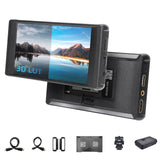 Portkeys PT6 5.2 inch DSLR Camera Monitor, 3D LUT 4K HDMI Touch Screen 1920 * 1080 Live Streaming Monitor with Peaking Frame, Wi