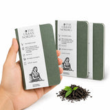 The Urban Nordic Tea Paper Pocket Notebook Pack Of 3 Forest Green | A6 Mini Notebook 9 X 14 Cm | 64 Ruled Pages | Fsc Certified