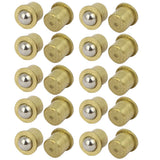 uxcell Household Cabinet Door 8mm Dia Brass Ball Catches Latch Catcher 20pcs