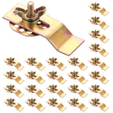25 Pack Undermount Sink Clips: Premium Mounting Bracket Kit, Installation Hardware Clips for Kitchen, Bathroom, Countertop Vanit