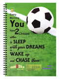 Amblitz Unruled Spiral Notebook (A4, 200 Pages) Pack Of 2