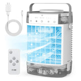 Portable Air Conditioners,Portable AC Unit,1600ml Dual Tank Evaporative Air Cooler,3 Speed 2 Mist Modes,Personal Mini Desktop Co