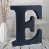 AOCEAN 6 inch Black Wood Letters Unfinished Wood Letter for Wall Decorative Standing Letters Slices Sign Board Decoration for Cr