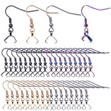 40pcs Stainless Steel Earring Hooks Hypoallergenic Earrings Hooks with Pendant Clasp Ear Wire Buckle Clasp Fish Hooks for DIY Je