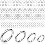 2000 PCs No Tarnish Stainless Steel Jump Rings for Jewelry Making, 4 Sizes 4-7mm, 20 Gauge Thickness, Silver (Mixed Size)