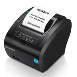 MUNBYN Bluetooth Thermal Receipt Printer 80mm White USB Serial Ethernet